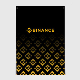 Постер с принтом BINANCE | БИНАНС БИРЖА в Белгороде, 100% бумага
 | бумага, плотность 150 мг. Матовая, но за счет высокого коэффициента гладкости имеет небольшой блеск и дает на свету блики, но в отличии от глянцевой бумаги не покрыта лаком | Тематика изображения на принте: bitcoin | blockchain | btc | cardano | crypto | ethereum | polkadot | tether | xrp | бинанс | биткоин | блокчейн | валюта | деньги | криптовалюта | майнер | майнинг | цифровая валюта | цифровое золото | эфир