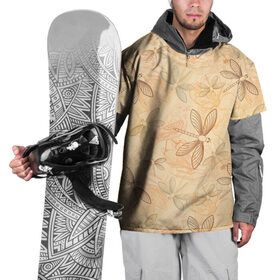 Накидка на куртку 3D с принтом Стрекоза в Белгороде, 100% полиэстер |  | birds | dragonfly | nature | sunflowers | подсолнухи | птицы | стрекоза