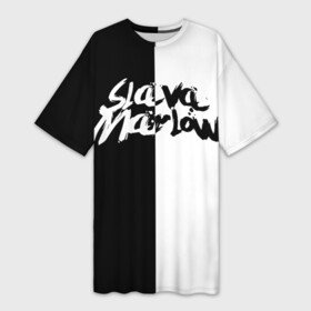 Платье-футболка 3D с принтом SLAVA MARLOW (6) в Белгороде,  |  | marlow | rap | slava | slava marlow | агония | мерлоу | реп | слава | слава мерлоу