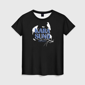 Женская футболка 3D с принтом Haikyuu Karasuno в Белгороде, 100% полиэфир ( синтетическое хлопкоподобное полотно) | прямой крой, круглый вырез горловины, длина до линии бедер | haikyuu | karasuno | аниме | волейбол | кагеяма | карасуно | лети | хината се