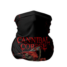 Бандана-труба 3D с принтом Cannibal Corpse | Труп Каннибала (Z) в Белгороде, 100% полиэстер, ткань с особыми свойствами — Activecool | плотность 150‒180 г/м2; хорошо тянется, но сохраняет форму | Тематика изображения на принте: cannibal | cannibal corpse | corpse | death metal | deathgrind | алекс уэбстер | брутальный дэт метал | дэт метал | дэтграйнд | пол мазуркевич | роб барретт | труп каннибала