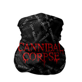 Бандана-труба 3D с принтом Cannibal Corpse | Songs (Z) в Белгороде, 100% полиэстер, ткань с особыми свойствами — Activecool | плотность 150‒180 г/м2; хорошо тянется, но сохраняет форму | Тематика изображения на принте: cannibal | cannibal corpse | corpse | death metal | deathgrind | алекс уэбстер | брутальный дэт метал | дэт метал | дэтграйнд | пол мазуркевич | роб барретт | труп каннибала