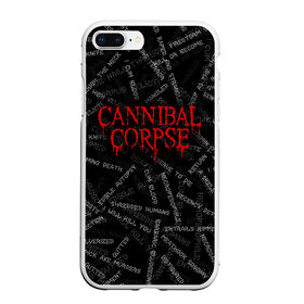 Чехол для iPhone 7Plus/8 Plus матовый с принтом Cannibal Corpse | Songs (Z) в Белгороде, Силикон | Область печати: задняя сторона чехла, без боковых панелей | cannibal | cannibal corpse | corpse | death metal | deathgrind | алекс уэбстер | брутальный дэт метал | дэт метал | дэтграйнд | пол мазуркевич | роб барретт | труп каннибала