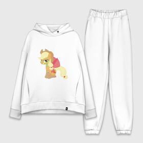 Женский костюм хлопок Oversize с принтом Эплджек в Белгороде,  |  | applejack | friendship | mylittlepony | twilight sparkle | waifu | вайфу | дружба это магия | кони | моя маленькая пони | мультфильм | пони | эплджек