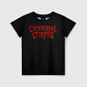 Детская футболка 3D с принтом Cannibal Corpse в Белгороде, 100% гипоаллергенный полиэфир | прямой крой, круглый вырез горловины, длина до линии бедер, чуть спущенное плечо, ткань немного тянется | at | back | birth | bleeding | bloodthirst | butchered | cannibal | corpse | eaten | evisceration | gallery | gore | kill | kreaton | life | mutilated | obsessed | of | slayer | sodom | spawn | suicide | the | to | tomb | unimagined | vile | 