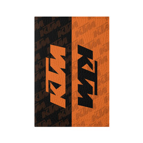 Обложка для паспорта матовая кожа с принтом KTM | КТМ (Z) в Белгороде, натуральная матовая кожа | размер 19,3 х 13,7 см; прозрачные пластиковые крепления | enduro | ktm | moto | moto sport | motocycle | sportmotorcycle | ктм | мото | мото спорт | мотоспорт | спорт мото