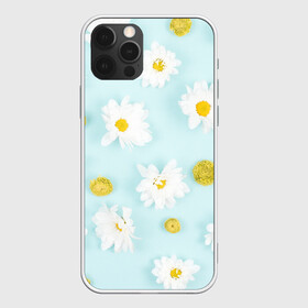 Чехол для iPhone 12 Pro Max с принтом Ромашки в Белгороде, Силикон |  | chamomile | daisies | field | flowers | nature | spring | summer | white petal | wreath | белый лепесток | венок | весна | лето | поле | природа | ромашка | ромашки | цветы