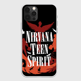 Чехол для iPhone 12 Pro Max с принтом NIRVANA TEEN SPIRIT в Белгороде, Силикон |  | art | cobain | curt | girl | grunge | metal | music | nirvana | punk | rock | spiritm | usa | гранж | группа | кобэйн | курт | метал | музыка | нирвана | панк | рисунок | рок | сша