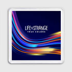 Магнит 55*55 с принтом Life is Strange True Colors в Белгороде, Пластик | Размер: 65*65 мм; Размер печати: 55*55 мм | amberprice | art | chloeprice | chris | colors | daniel | danieldiaz | is | life | lifeisstrange | lifeisstrange3 | lifeisstrangebeforethestorm | lifeisstrangegame | lis | lis3 | maxcaulfield | pricefield | rachelamber | sean | seandiaz | strange