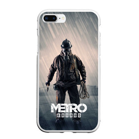 Чехол для iPhone 7Plus/8 Plus матовый с принтом Metro Exodus в Белгороде, Силикон | Область печати: задняя сторона чехла, без боковых панелей | 2033 | exodus | metro | metro 2033 | metro exodus | stalker | апокалипсис | диггер | дигеры | метро | разрушка | эпидемия