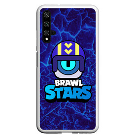 Чехол для Honor 20 с принтом STU СТУ Brawl Stars в Белгороде, Силикон | Область печати: задняя сторона чехла, без боковых панелей | brawl | brawl stars | brawlstars | brawl_stars | jessie | бравл | бравлер stu | бравлстарс | гонщик | каскадер | сту