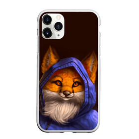 Чехол для iPhone 11 Pro матовый с принтом Лисенок в капюшоне в Белгороде, Силикон |  | fox | foxy | животное | звери | лиса | лисенок | лисичка | милая | рыжая | фокс