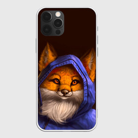 Чехол для iPhone 12 Pro Max с принтом Лисенок в капюшоне в Белгороде, Силикон |  | Тематика изображения на принте: fox | foxy | животное | звери | лиса | лисенок | лисичка | милая | рыжая | фокс