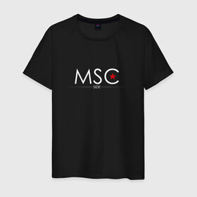 Мужская футболка хлопок с принтом MSCside collection | MSC (2021) в Белгороде, 100% хлопок | прямой крой, круглый вырез горловины, длина до линии бедер, слегка спущенное плечо. | 0x000000123 | moscow | moscow side | mscside | москва