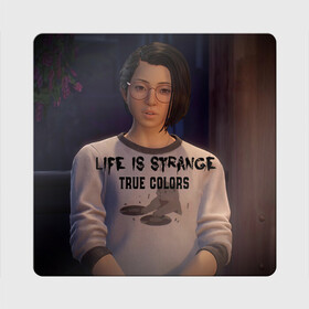 Магнит виниловый Квадрат с принтом life is strange true colors в Белгороде, полимерный материал с магнитным слоем | размер 9*9 см, закругленные углы | game | life is strange:true colors | арт | графика | игры