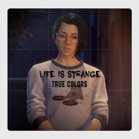 Магнитный плакат 3Х3 с принтом life is strange true colors в Белгороде, Полимерный материал с магнитным слоем | 9 деталей размером 9*9 см | Тематика изображения на принте: game | life is strange:true colors | арт | графика | игры