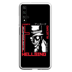 Чехол для Honor 20 с принтом Hellsing в Белгороде, Силикон | Область печати: задняя сторона чехла, без боковых панелей | alucard | alukard | anime | dracula | hellsing | integra | japan | manga | seras | tepes | vampire | victoria | vlad | алукард | аниме | вампир | виктория | влад | граф | дракула | интегра | клыки | манга | монстр | серас | хеллсинг | цепеш | 