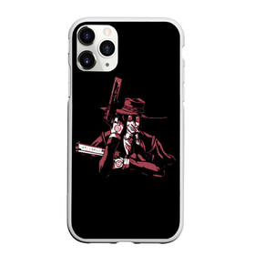 Чехол для iPhone 11 Pro матовый с принтом Hellsing в Белгороде, Силикон |  | alucard | alukard | anime | blood | dracula | hellsing | integra | japan | manga | seras | tepes | vampire | victoria | vlad | алукард | аниме | вампир | виктория | влад | граф | дракула | интегра | клыки | кровь | манга | монстр | серас | хел