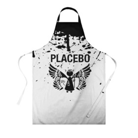 Фартук 3D с принтом placebo в Белгороде, 100% полиэстер | общий размер — 65 х 85 см, ширина нагрудника — 26 см, горловина — 53 см, длина завязок — 54 см, общий обхват в поясе — 173 см. Принт на завязках и на горловине наносится с двух сторон, на основной части фартука — только с внешней стороны | black eyed | black market music | every you every me | nancy boy | placebo | placebo interview | placebo live | placebo nancy | pure morning | running up that hill | special k | taste in men | where is my mind | without you i’m nothing