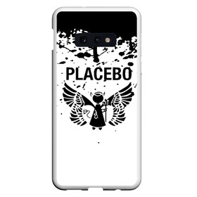 Чехол для Samsung S10E с принтом placebo в Белгороде, Силикон | Область печати: задняя сторона чехла, без боковых панелей | black eyed | black market music | every you every me | nancy boy | placebo | placebo interview | placebo live | placebo nancy | pure morning | running up that hill | special k | taste in men | where is my mind | without you i’m nothing