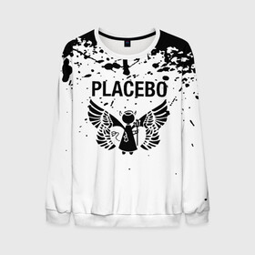 Мужской свитшот 3D с принтом placebo в Белгороде, 100% полиэстер с мягким внутренним слоем | круглый вырез горловины, мягкая резинка на манжетах и поясе, свободная посадка по фигуре | black eyed | black market music | every you every me | nancy boy | placebo | placebo interview | placebo live | placebo nancy | pure morning | running up that hill | special k | taste in men | where is my mind | without you i’m nothing