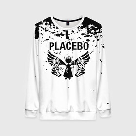 Женский свитшот 3D с принтом placebo в Белгороде, 100% полиэстер с мягким внутренним слоем | круглый вырез горловины, мягкая резинка на манжетах и поясе, свободная посадка по фигуре | black eyed | black market music | every you every me | nancy boy | placebo | placebo interview | placebo live | placebo nancy | pure morning | running up that hill | special k | taste in men | where is my mind | without you i’m nothing