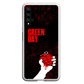 Чехол для Honor 20 с принтом green day в Белгороде, Силикон | Область печати: задняя сторона чехла, без боковых панелей | american idiot | boulevard of broke | day | green | green day | green day hits | green day lyrics | green day mix | green day music video | green day official | green day songs | green day videos | greenday | music | music video | official | warner record