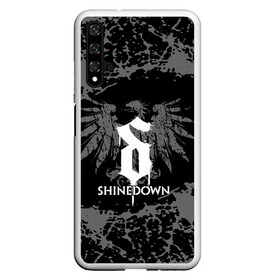 Чехол для Honor 20 с принтом shinedown в Белгороде, Силикон | Область печати: задняя сторона чехла, без боковых панелей | Тематика изображения на принте: 45 shinedown | atlantic | atlantic records | brent smith | cut the cord | get up shinedown | music video | official video | rock | shinedown | shinedown (musical group) | shinedown devil | sound of madness | state of my head | zach myers