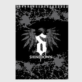 Скетчбук с принтом shinedown в Белгороде, 100% бумага
 | 48 листов, плотность листов — 100 г/м2, плотность картонной обложки — 250 г/м2. Листы скреплены сверху удобной пружинной спиралью | Тематика изображения на принте: 45 shinedown | atlantic | atlantic records | brent smith | cut the cord | get up shinedown | music video | official video | rock | shinedown | shinedown (musical group) | shinedown devil | sound of madness | state of my head | zach myers