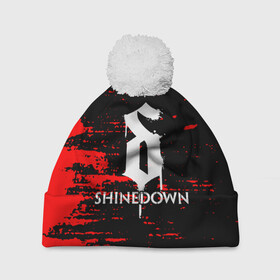 Шапка 3D c помпоном с принтом shinedown в Белгороде, 100% полиэстер | универсальный размер, печать по всей поверхности изделия | 45 shinedown | atlantic | atlantic records | brent smith | cut the cord | get up shinedown | music video | official video | rock | shinedown | shinedown (musical group) | shinedown devil | sound of madness | state of my head | zach myers