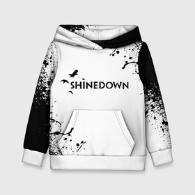 Детская толстовка 3D с принтом shinedown в Белгороде, 100% полиэстер | двухслойный капюшон со шнурком для регулировки, мягкие манжеты на рукавах и по низу толстовки, спереди карман-кенгуру с мягким внутренним слоем | 45 shinedown | atlantic | atlantic records | brent smith | cut the cord | get up shinedown | music video | official video | rock | shinedown | shinedown (musical group) | shinedown devil | sound of madness | state of my head | zach myers