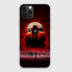 Чехол для iPhone 12 Pro Max с принтом HELLSING SSS в Белгороде, Силикон |  | Тематика изображения на принте: bats | cracked | hellsing film | hellsing lettering | hellsing print | helsing | red | van hellsing | ван хельсинг | красный | летучие мыши | надпись хельсинг | принт хельсинг | трещены | фильм хельсинг | хельсинг