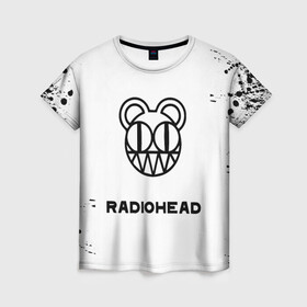 Женская футболка 3D с принтом radiohead в Белгороде, 100% полиэфир ( синтетическое хлопкоподобное полотно) | прямой крой, круглый вырез горловины, длина до линии бедер | colin greenwood | dead air space | ed o’brien | eob | greenwood brothers | jnny | jonny and thom | jonny greenwood | nigel godrich | phil selway | radio head | radiohead | selway | thm yrk | tom yorke | xl | xl recordings | джонни гринвуд | колин гринвуд 