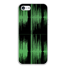 Чехол для iPhone 5/5S матовый с принтом AUDIOWAVE в Белгороде, Силикон | Область печати: задняя сторона чехла, без боковых панелей | underground | звук | звуковая волна | звукорежиссер | прикол