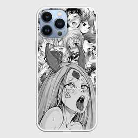 Чехол для iPhone 13 Pro Max с принтом KAGUYA AHEGAO чернобелое   КАГУЯ АХЕГАО в Белгороде,  |  | Тематика изображения на принте: ahegao | japanese anime | kaguya | kawai | kowai | oppai | otaku | senpai | sugoi | waifu | yandere | ахегао | кагуя | ковай | отаку | семпай | сенпай | сэмпай | яндере | японская анимация