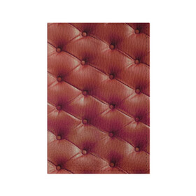 Обложка для паспорта матовая кожа с принтом Диванчик в Белгороде, натуральная матовая кожа | размер 19,3 х 13,7 см; прозрачные пластиковые крепления | диванная обивка | кожа | обивка из кожи | текстура