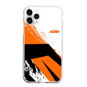 Чехол для iPhone 11 Pro матовый с принтом KTM | КТМ (Z) в Белгороде, Силикон |  | enduro | ktm | moto | moto sport | motocycle | sportmotorcycle | ктм | мото | мото спорт | мотоспорт | спорт мото