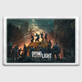 Магнит 45*70 с принтом Dying Light в Белгороде, Пластик | Размер: 78*52 мм; Размер печати: 70*45 | Тематика изображения на принте: dying light | dying light 2 | game | games | zomby | апокалипсис | даинг лайт | два | дуинг лайт | зомби | зомби апокалипсис | игра | игры