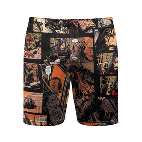 Мужские шорты спортивные с принтом BRZRKR в Белгороде,  |  | Тематика изображения на принте: berzerker | brzrkr | comics | брзркр | киану ривз | комиксы