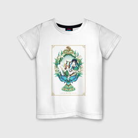 Детская футболка хлопок с принтом Икона Венти в Белгороде, 100% хлопок | круглый вырез горловины, полуприлегающий силуэт, длина до линии бедер | арт | архонт ветра | барбатос | бог ветра | венти | дух ветра | милый парень | рисунок