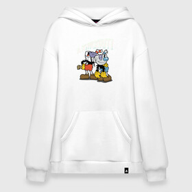 Худи SuperOversize хлопок с принтом CUPHEAD в Белгороде, 70% хлопок, 30% полиэстер, мягкий начес внутри | карман-кенгуру, эластичная резинка на манжетах и по нижней кромке, двухслойный капюшон
 | art | cartoon | cup | cuphead | devil | dice | game | king | mugman | the | арт | бос | босс | голова | демон | дьявол | игра | капхед | магмен | мультик | мультфильм | платформер | чаша | чашка | человек | черт