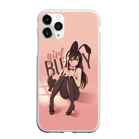 Чехол для iPhone 11 Pro Max матовый с принтом Bunny Girl в Белгороде, Силикон |  | anime | aobuta | bunny | bunny girl | futaba | kaede | mai | nodoka | pfnds | rio | sakuta | shoko | аниме | анимэ | девочка зайка | зайка | каэдэ | комедия | маи | нодока | панда | рио | сакута | сёко | футаба | шоко