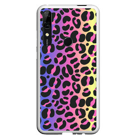 Чехол для Honor P Smart Z с принтом Neon Leopard Pattern в Белгороде, Силикон | Область печати: задняя сторона чехла, без боковых панелей | africa | afrika | gradient | summer | tropical | африка | африканский узор | градиент | леопард | леопардовый узор | лето | неон | неоновое свечение | паттерт | пятна | разные цвета | саванна | тропики | тропический узор