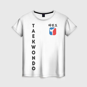 Женская футболка 3D с принтом Тхэквондо | Taekwondo в Белгороде, 100% полиэфир ( синтетическое хлопкоподобное полотно) | прямой крой, круглый вырез горловины, длина до линии бедер | fightnerds | itf | lucky bro | taekwondo | tkd | ufc | wtf | боевые искусства | бокс | втф | единоборства | итф | каратэ | ката | корея | лаки бро | мма | мотивация | соревнования | спорт | таеквондо | тренировка | тхеквондо