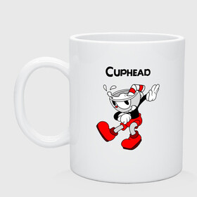 Кружка керамическая с принтом Cuphead Капхед в Белгороде, керамика | объем — 330 мл, диаметр — 80 мм. Принт наносится на бока кружки, можно сделать два разных изображения | Тематика изображения на принте: cup head | cuphead | run and gun | детям | капхед | капхэд | логотипы игр | персонажи игр | чашка