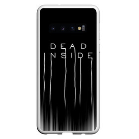 Чехол для Samsung Galaxy S10 с принтом DEAD INSIDE | DEATH STRANDING в Белгороде, Силикон | Область печати: задняя сторона чехла, без боковых панелей | dead inside | dont open | гуль | дед инсайт | дединсайт | дэд инсайт | дэдинсайт | интроверт | кен канеки | мертв внутри | мертвый внутри