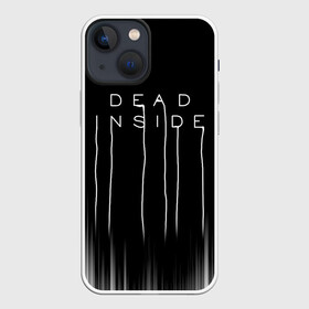 Чехол для iPhone 13 mini с принтом DEAD INSIDE | DEATH STRANDING в Белгороде,  |  | dead inside | dont open | гуль | дед инсайт | дединсайт | дэд инсайт | дэдинсайт | интроверт | кен канеки | мертв внутри | мертвый внутри