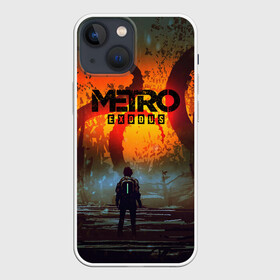 Чехол для iPhone 13 mini с принтом Metro Exodus в Белгороде,  |  | 2033 | exodus | metro | metro 2033 | metro exodus | stalker | апокалипсис | диггер | дигеры | метро | разрушка | эпидемия