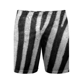 Мужские шорты спортивные с принтом Зебра в Белгороде,  |  | абстракция | африка | в полоску | зебра | окрас | черный и белый | шерсть