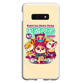 Чехол для Samsung S10E с принтом Kimetsu Neko Yaiba в Белгороде, Силикон | Область печати: задняя сторона чехла, без боковых панелей | demon slayer | kamado | kimetsu no yaiba | nezuko | tanjiro | аниме | гию томиока | зеницу агацума | иноске хашибира | камадо | клинок | корзинная девочка | манга | музан кибуцуджи | незуко | рассекающий демонов | танджиро